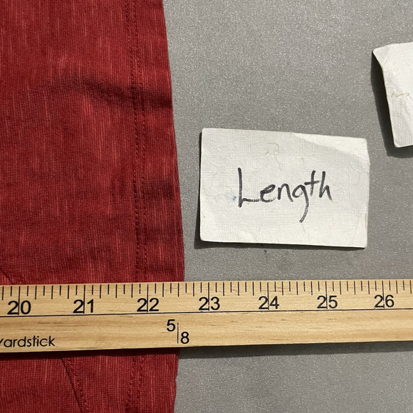 Horny Toad Escapade Skirt Size Small Red Organic Cotton Knit Eco Outdoors Casual - Picture 11 of 11